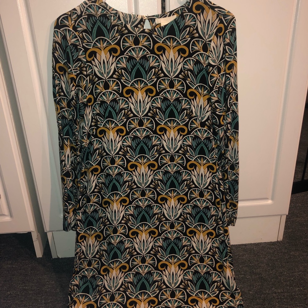 Floral Long Sleeved Dress